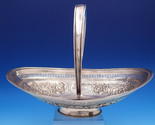 English Georgian Sterling Silver Basket Swing Handle Repoussed 1803 Lond... - $1,534.50
