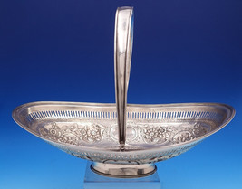 English Georgian Sterling Silver Basket Swing Handle Repoussed 1803 London #7823 - £1,198.53 GBP