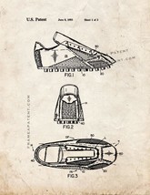 Soccer Training Shoe Patent Print - Old Look - $7.95+