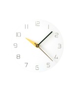 Moro Design 3 Color Hands Wall Clock non Ticking Silent Clock (Classic Y... - £69.81 GBP