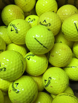 12 Yellow Callaway Chrome Soft Near Mint AAAA Used Golf Balls - $23.17