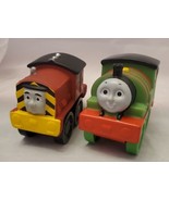 Lot Of 2 Thomas the Train (Salty &amp; Percy) Toy Figures 2010 Mattel - £8.57 GBP