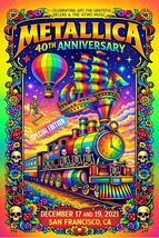 METALLICA- 40th Anniversary Concert VIP Poster by Jaye Metcalfe - $1,232.55