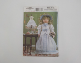 Vogue Craft Pattern #V7867 18&quot; Vogue Doll Collection Victorian Uncut 2004 - £15.84 GBP