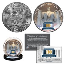 LINCOLN MEMORIAL 100th Anniversary 1922-2022 Genuine IKE Eisenhower Dollar Coin - £9.72 GBP