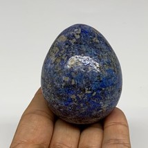 208.5g, 2.4&quot;x1.9&quot;, Natural Lapis Lazuli Egg Polished, Clearance, B33364 - £32.84 GBP