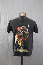 Retro Casino Shirt - Medieval Times Knight Big Graphic - Men&#39;s Medium - £30.56 GBP