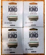 4 Pack Gillette Planet Kind Cartridges 5 Blades Each 16 total cartridge ... - $24.74