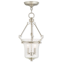 Livex Cortland 2 Light Pendant In Polished Nickel - $7,511.88 MXN