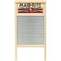 Maid-Rite Washboard 12-7/16&quot; X 23-3/4&quot; Overall Wood Bulk - £41.47 GBP