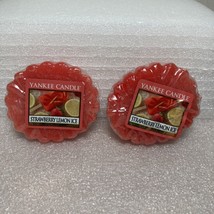 Yankee Candle Strawberry Lemon Ice Wax Tart Fragrance Lot .8 Oz Each #1351674 - £6.99 GBP