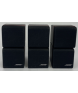 OEM Bose Acoustimass Redline Classic Double Cube Speakers Black Set Of 3 - $1,180.26 MXN