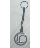 Liz Claiborne Medallion and Keyring with Leather Strap vintage Marked es... - $171.13 MXN