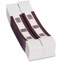 Self Sealing Currency Straps, Money Bands, $50 Purple 1000 Pack - $13.49