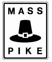 Massachusetts Turnpike Sticker R3692 Highway Sign Road Sign - £1.15 GBP+
