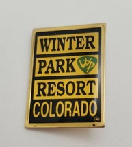 Winter Park Colorado Skiing Ski Pin Resort Travel Collectible Rectangula... - $16.63