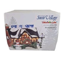  Department 56 Original Snow Village Christmas Lane THE SNOWMAN HOUSE 55390 - $85.00
