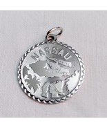 Crea Vintage Sterling Silver Nassau Round Charm or Pendant - £15.34 GBP