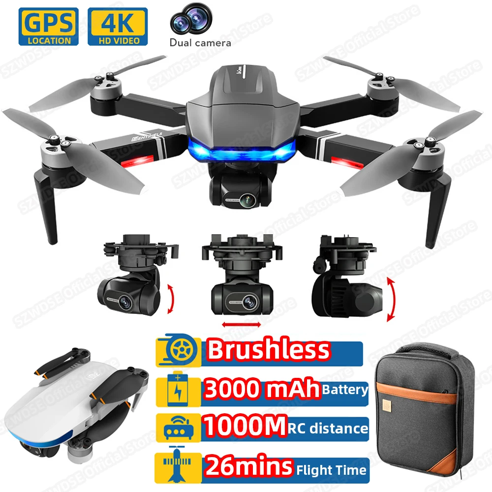 LSRC-S7S Sentinel Mini Gps Drone With 4K Camera Eis 3-axis Gimbal 5G Wifi Fpv - £84.21 GBP+