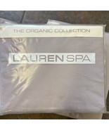 RALPH LAUREN SPA Organic Lavender Sunset King Fitted Sheet  NEW 1ST QUALITY - £62.12 GBP