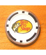 (1) Bass Pro Shops Poker Chip Golf Ball Marker - Black - £6.23 GBP