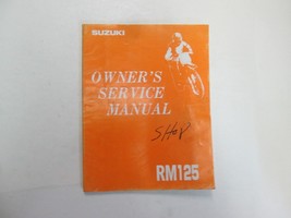 1993 Suzuki RM125 Motorcycle Owners Service Manual 99011-43D51-03A OEM *** - $69.99