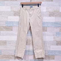 POLO Ralph Lauren Flat Front Chino Pants Beige Cotton Casual Youth Boys 12 - $29.69