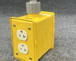 Hubbell HBLPOB1D Portable Outlet Bob With 20A Outlet Double sided Used - $74.24
