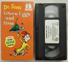 VHS Dr Seuss - Green Eggs and Ham Ten Apples Up On Top Tooth Book (VHS, 1997) - £8.65 GBP