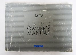 1992 Mazda MPV Owners Manual [Paperback] Mazda - $48.99