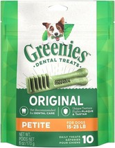 Greenies Petite Dental Dog Treats 10 count - £38.97 GBP
