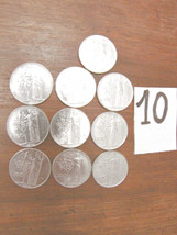 10 coins 100 lire 1968 1975 1976 77 78 79 80 81 87 89-
show original title

O... - £10.20 GBP