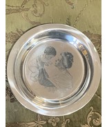 1972 Solid Sterling Silver Franklin Mint Mothers Day Plate Mother &amp;Child... - £134.27 GBP