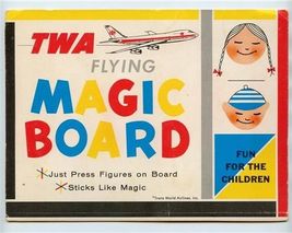 TWA Flying Magic Board KIds Fun Complete Trans World Airlines - $17.82