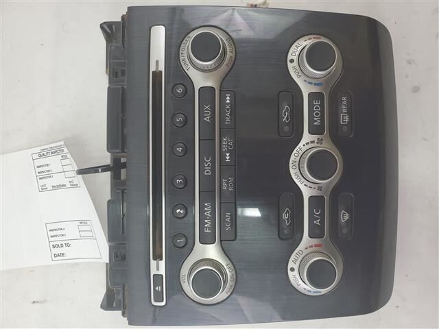 Audio Equipment Radio Control Audio And Climate Front Fits 12-14 MAXIMA 38224... Item image 3