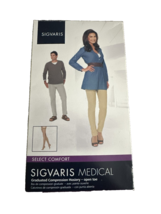 Sigvaris Opaque Crispa Open Toe Thigh Hi Stockings Size XS 20-30 mmHg 86... - $29.94