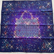 Hermes Scarf Magic Kelly 90 cm Silk purple Carre bag 35&quot; - £756.69 GBP