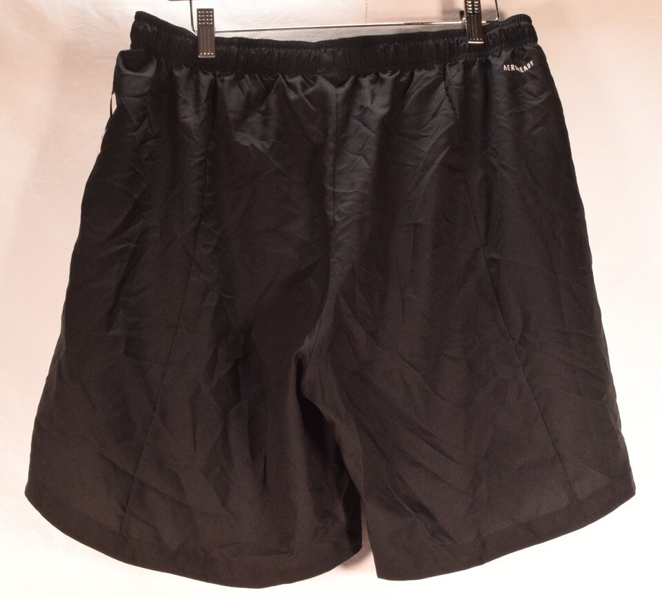 Adidas Mens Soccer Shorts White 3 Stripes Black 2XL FI4570 Item image 2