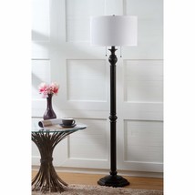 59-inch Oil-Rubbed Bronze 2-Light Floor Lamp Brown Traditional - £100.60 GBP