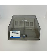 Fellowes 3.5&quot; Diskette File Box Organizer w/ Removable Dividers Floppy Disk - €20,07 EUR