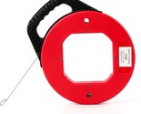 Yaekoo 100 Ft Fish Tape Wire Puller Red Electrician Reel Pull Wires Cabl... - $37.99