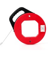 Yaekoo 100 Ft Fish Tape Wire Puller Red Electrician Reel Pull Wires Cabl... - £30.01 GBP