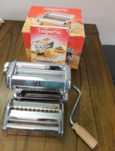 EUC Imperia Pasta Maker Machine SP-150 Made In Italy Heavy Duty Stainless Steel - £24.19 GBP