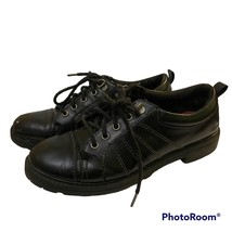 Route 66 Shoes Chunky Lug Sole 90s Y2K Goth Oxfords Black Womens Round Toe - £24.58 GBP