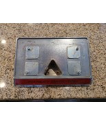 Harley Davidson chrome license plate frame or mount bracket With Reflector - €12,98 EUR