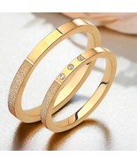 Slim Wedding Bands-Diamond Band Set-Minimalist Bands,-His and Hers Rings - €350,93 EUR+