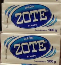 2X ZOTE JABON BLANCO EN BARRA / LAUNDRY BAR SOAP - 2 de 200g c/u - ENVIO... - £9.11 GBP
