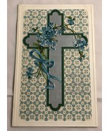 c.1910 Easter Joys Embossed &amp; Textured Cross Postcard International Art ... - £7.84 GBP