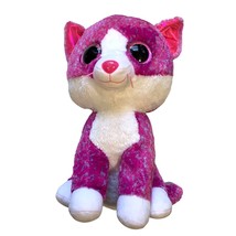 Ty Beanie Boos Large Purple Plush Stuffed Animal Doll Toy Charlotte 20 i... - $14.84