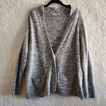 Coldwater Creek Womens Cardigan Wool Blend Space Dye Preppy Size L/XL - $17.42